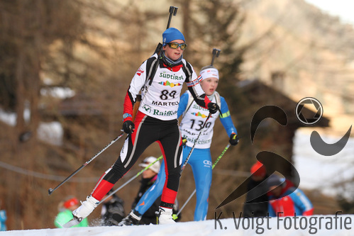 19.12.2015, xkvx, Wintersport, Biathlon Alpencup Martell, Sprint v.l. KUNISCH Franziska