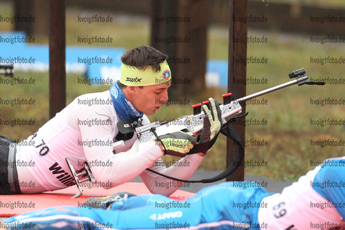 01.10.2016, xkvx, Wintersport, Biathlon Nordcup 2016, Grundlagenschiessen v.l. RUDOLPH Hendrik