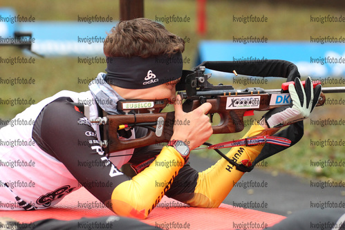 01.10.2016, xkvx, Wintersport, Biathlon Nordcup 2016, Grundlagenschiessen v.l. PIEPER Marius