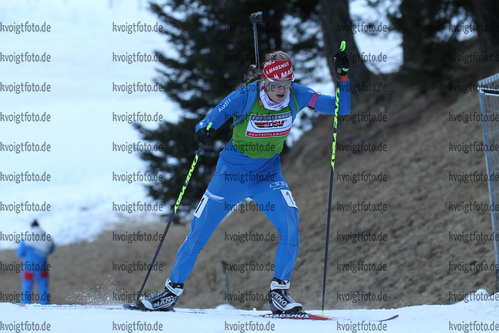 18.12.2016, xkvx, Wintersport, DSV Biathlon Deutschlandpokal Sprint v.l. KEBINGER Hanna