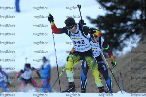 18.12.2016, xkvx, Wintersport, DSV Biathlon Deutschlandpokal Sprint v.l. GLOECKNER Jonas