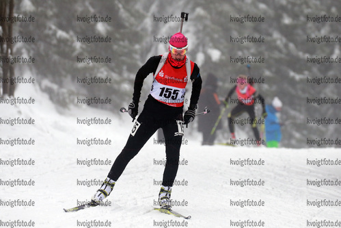 14.01.2017, xkvx, Wintersport, DSV Biathlon Deutschlandpokal Sprint v.l. AURICH Julia