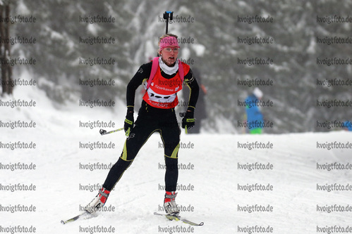 14.01.2017, xkvx, Wintersport, DSV Biathlon Deutschlandpokal Sprint v.l. HERMANN Hanna-Michelle