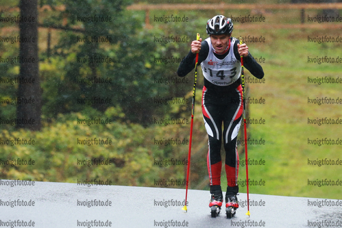 06.10.2017, xkvx, Wintersport, Biathlon Nordcup 2017, Skiroller Klassisch v.l. MUELLER Konstantin