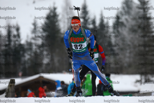 14.01.2018, xkvx, Wintersport, Alpencup - DSV Biathlon Deutschlandpokal - Hochfilzen, Sprint v.l. SCHWEINBERG Markus