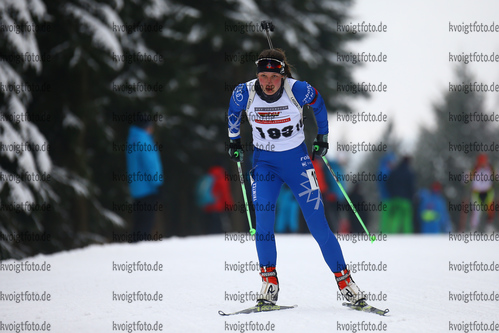 11.02.2018, xkvx, Wintersport, DSV Biathlon Deutschlandpokal - Altenberg, Verfolgung v.l. BORN Luise