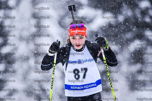 13.01.2019, xkvx, Biathlon, Deutschlandpokal Ridnaun, Sprint, v.l. FIEDLER  Jana