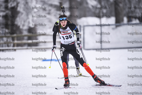 26.01.2019, xkvx, Biathlon, Deutschlandpokal Notschrei, Sprint, v.l. GERLACH Aenne