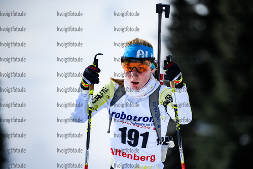 10.02.2019, xkvx, Biathlon, Deutschlandpokal Altenberg, Verfolgung, v.l. BIEDENBACH Mara