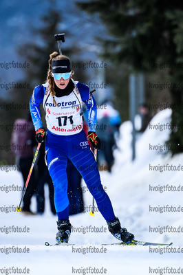 10.02.2019, xkvx, Biathlon, Deutschlandpokal Altenberg, Verfolgung, v.l. FICHTNER Marlene