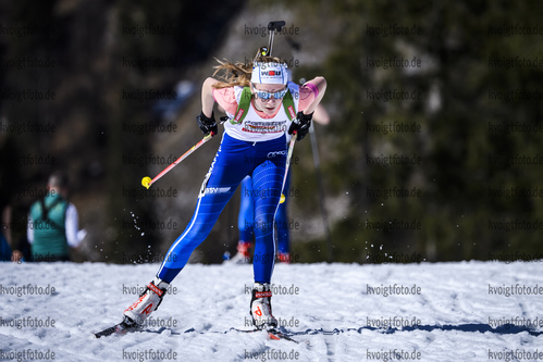 17.03.2019, xkvx, Biathlon, Deutschlandpokal Ruhpolding, Supereinzel, v.l. STICHLING Annika