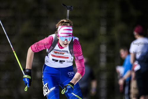 17.03.2019, xkvx, Biathlon, Deutschlandpokal Ruhpolding, Supereinzel, v.l. HARTL Lena