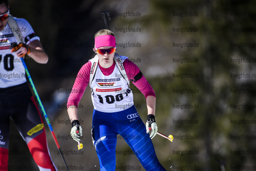 17.03.2019, xkvx, Biathlon, Deutschlandpokal Ruhpolding, Supereinzel, v.l. HOLLER Vroni