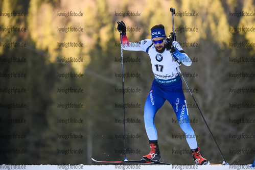 16.01.2019, xkvx, Biathlon IBU Weltcup Ruhpolding, Sprint Herren, v.l. Benjamin Weger (Switzerland) in aktion / in action competes