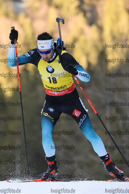 16.01.2019, xkvx, Biathlon IBU Weltcup Ruhpolding, Sprint Herren, v.l. Martin Fourcade (France) in aktion / in action competes