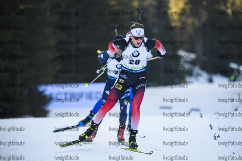 23.01.2019, xkvx, Biathlon IBU Weltcup Pokljuka, Einzel Herren, v.l. Tarjei Boe (Norway) in aktion / in action competes