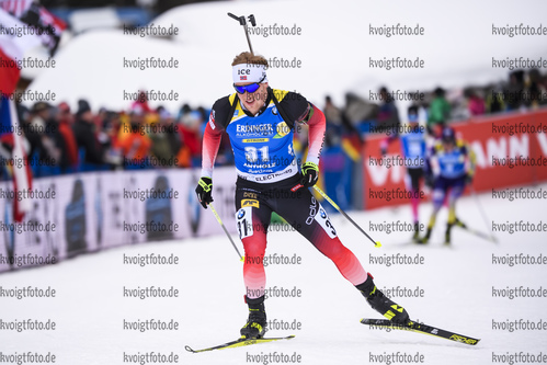 19.02.2020, xkvx, Biathlon IBU Weltmeisterschaft Antholz, Einzel Herren, v.l. Johannes Dale (Norway) in aktion / in action competes