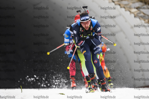 08.03.2020, xkvx, Biathlon IBU Weltcup Nove Mesto na Morave, Massenstart Herren, v.l. Dominik Windisch (Italy) in aktion / in action competes