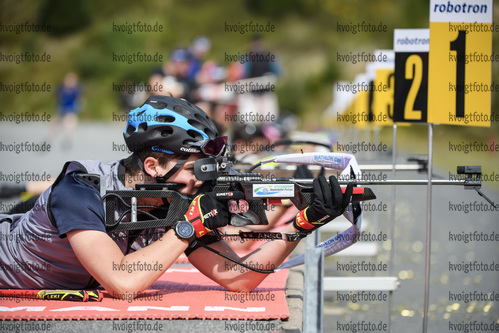 03.09.2020, xkvx, Biathlon Deutsche Meisterschaften Altenberg, Training Herren, v.l. Johan Werner (Germany)  / 