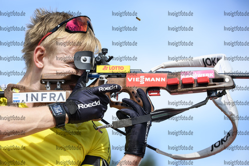 03.09.2020, xkvx, Biathlon Deutsche Meisterschaften Altenberg, Training Herren, v.l. Roman Rees (Germany)  / 