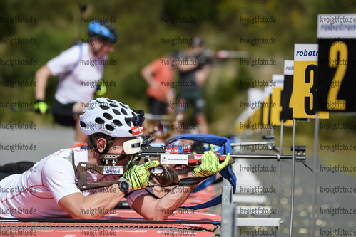 03.09.2020, xkvx, Biathlon Deutsche Meisterschaften Altenberg, Training Herren, v.l. Tim Grotian (Germany)  / 