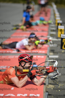 03.09.2020, xkvx, Biathlon Deutsche Meisterschaften Altenberg, Training Herren, v.l. Benedikt Doll (Germany)  / 