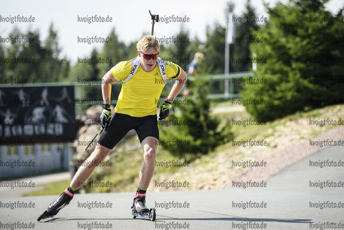 03.09.2020, xkvx, Biathlon Deutsche Meisterschaften Altenberg, Training Herren, v.l. Roman Rees (Germany)  / 