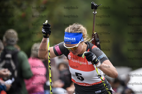 05.09.2020, xkvx, Biathlon Deutsche Meisterschaften Altenberg, Sprint Damen, v.l. Linda Artinger (Germany)  / 