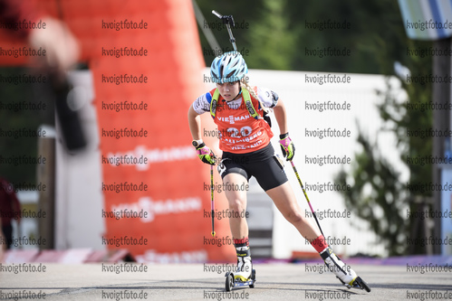 06.09.2020, xkvx, Biathlon Deutsche Meisterschaften Altenberg, Verfolgung Damen, v.l. Tereza Vobornikova (Czech Republic)  / 