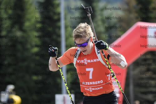 06.09.2020, xkvx, Biathlon Deutsche Meisterschaften Altenberg, Verfolgung Herren, v.l. Roman Rees (Germany)  / 