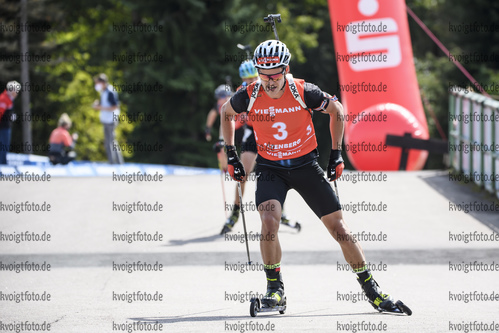 06.09.2020, xkvx, Biathlon Deutsche Meisterschaften Altenberg, Verfolgung Herren, v.l. Philipp Horn (Germany)  / 