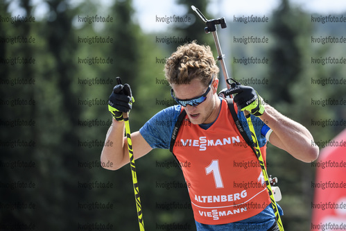 06.09.2020, xkvx, Biathlon Deutsche Meisterschaften Altenberg, Verfolgung Herren, v.l. Dominic Schmuck (Germany)  / 