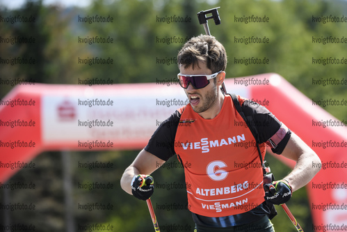 06.09.2020, xkvx, Biathlon Deutsche Meisterschaften Altenberg, Verfolgung Herren, v.l. Johannes Donhauser (Germany)  / 