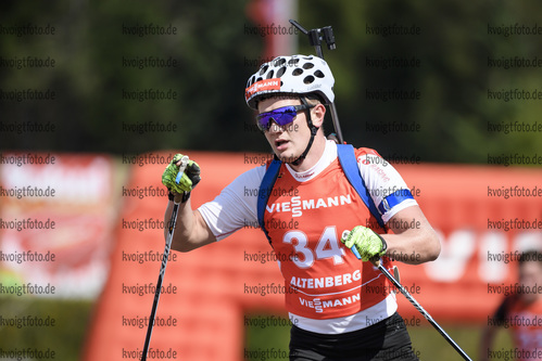 06.09.2020, xkvx, Biathlon Deutsche Meisterschaften Altenberg, Verfolgung Herren, v.l. Tim Grotian (Germany)  / 