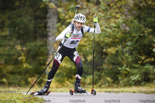 10.10.2020, xkvx, Biathlon, Deutschlandpokal Notschrei, Sprint - weiblich, v.l. Michelle Roenisch