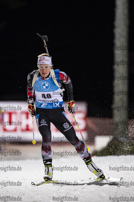 28.11.2020, xkvx, Biathlon IBU Weltcup Kontiolahti, Einzel Damen, v.l. Katharina Innerhofer (Austria) in aktion / in action competes