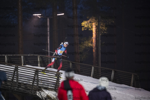 06.12.2020, xkvx, Biathlon IBU Weltcup Kontiolahti, Staffel Herren, v.l. Tarjei Boe (Norway) in aktion / in action competes