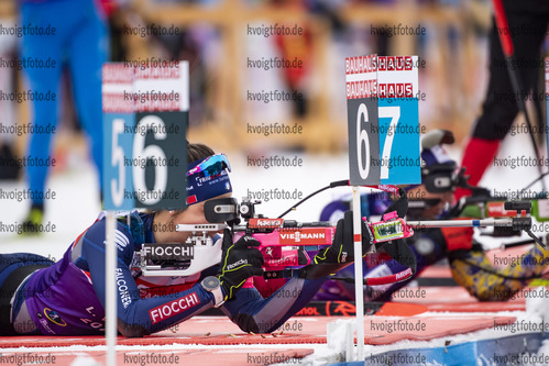 15.12.2020, xkvx, Biathlon IBU Weltcup Hochfilzen, Training Damen und Herren, v.l. Lisa Vittozzi (Italy)  / 