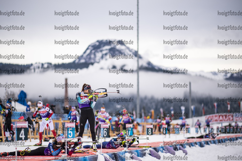 15.12.2020, xkvx, Biathlon IBU Weltcup Hochfilzen, Training Damen und Herren, v.l. Caroline Colombo (France)  / 