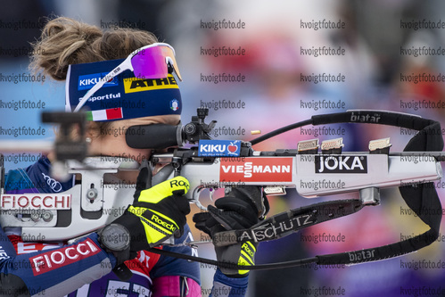 15.12.2020, xkvx, Biathlon IBU Weltcup Hochfilzen, Training Damen und Herren, v.l. Irene Lardschneider (Italy)  / 