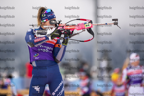 15.12.2020, xkvx, Biathlon IBU Weltcup Hochfilzen, Training Damen und Herren, v.l. Lisa Vittozzi (Italy)  / 