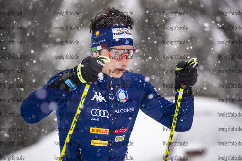 12.01.2020, xkvx, Biathlon IBU Weltcup Oberhof, Training Damen und Herren, v.l. Tommaso Giacomel (Italy)  / 