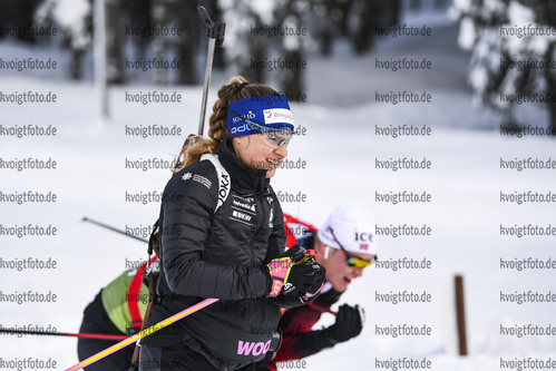 11.02.2021, xkvx, Biathlon IBU World Championships Pokljuka, Training Damen und Herren, v.l. Irene Cadurisch (Switzerland) in aktion / in action competes