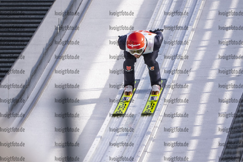 24.02.2021, xkvx, Nordic World Championships Oberstdorf, v.l. Markus Eisenbichler (Germany)  / 