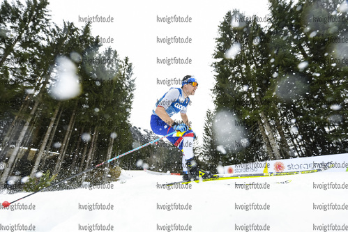 03.03.2021, xkvx, Nordic World Championships Oberstdorf, v.l. Michal Novak of Czech Republic in Aktion / in action competes