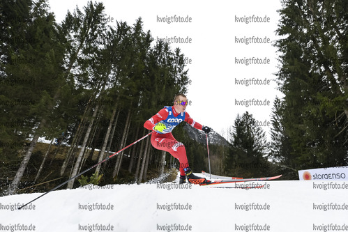 03.03.2021, xkvx, Nordic World Championships Oberstdorf, v.l. Alexander Bolshunov of Russian Federation in Aktion / in action competes