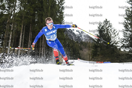 03.03.2021, xkvx, Nordic World Championships Oberstdorf, v.l. Snorri Eythor Einarsson of Iceland in Aktion / in action competes