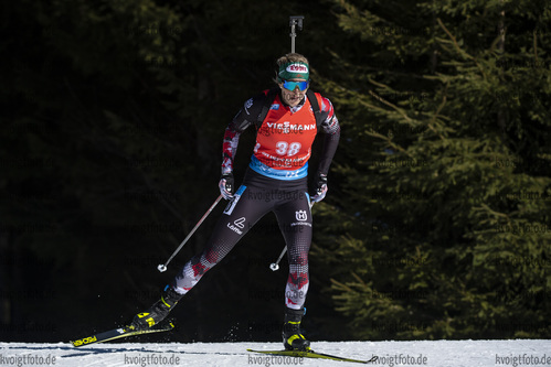 07.03.2020, xsoex, Biathlon IBU Weltcup NoveMesto na Morave, Verfolgung Damen, v.l. Lisa Theresa Hauser (Austria) in Aktion /  in action competes