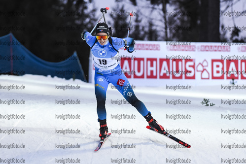 13.03.2020, xsoex, Biathlon IBU Weltcup NoveMesto na Morave, Verfolgung Damen, v.l. Anais Chevalier-Bouchet (France) in Aktion / in action competes