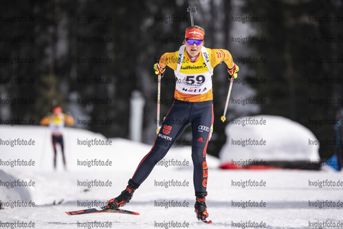 13.03.2020, xkvx, Biathlon IBU Cup Obertilliach, Sprint Damen, v.l. Lisa Maria Spark (Germany)  / 